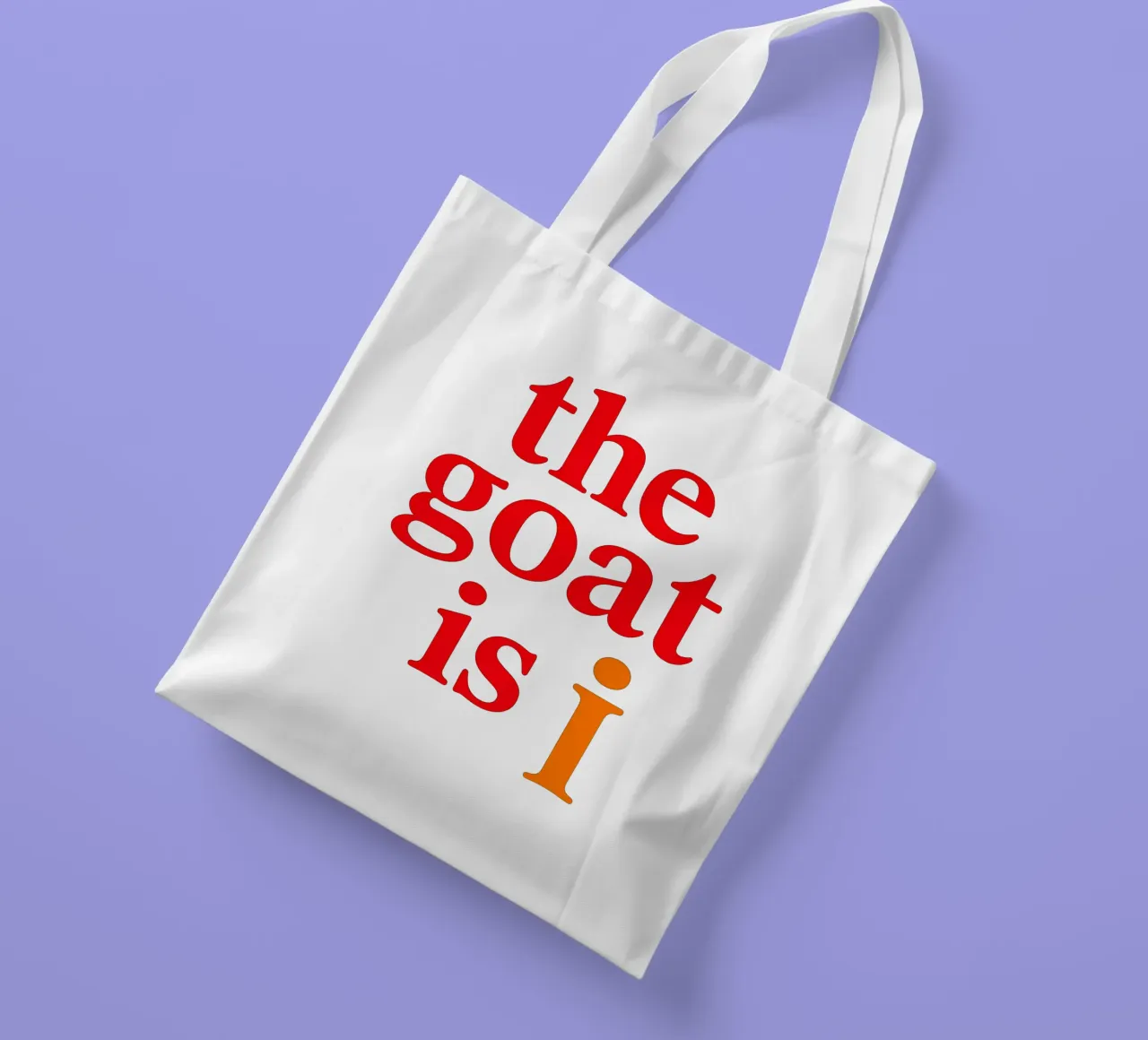THE GOAT IS I borsa in juta da Vintage Van Gogh