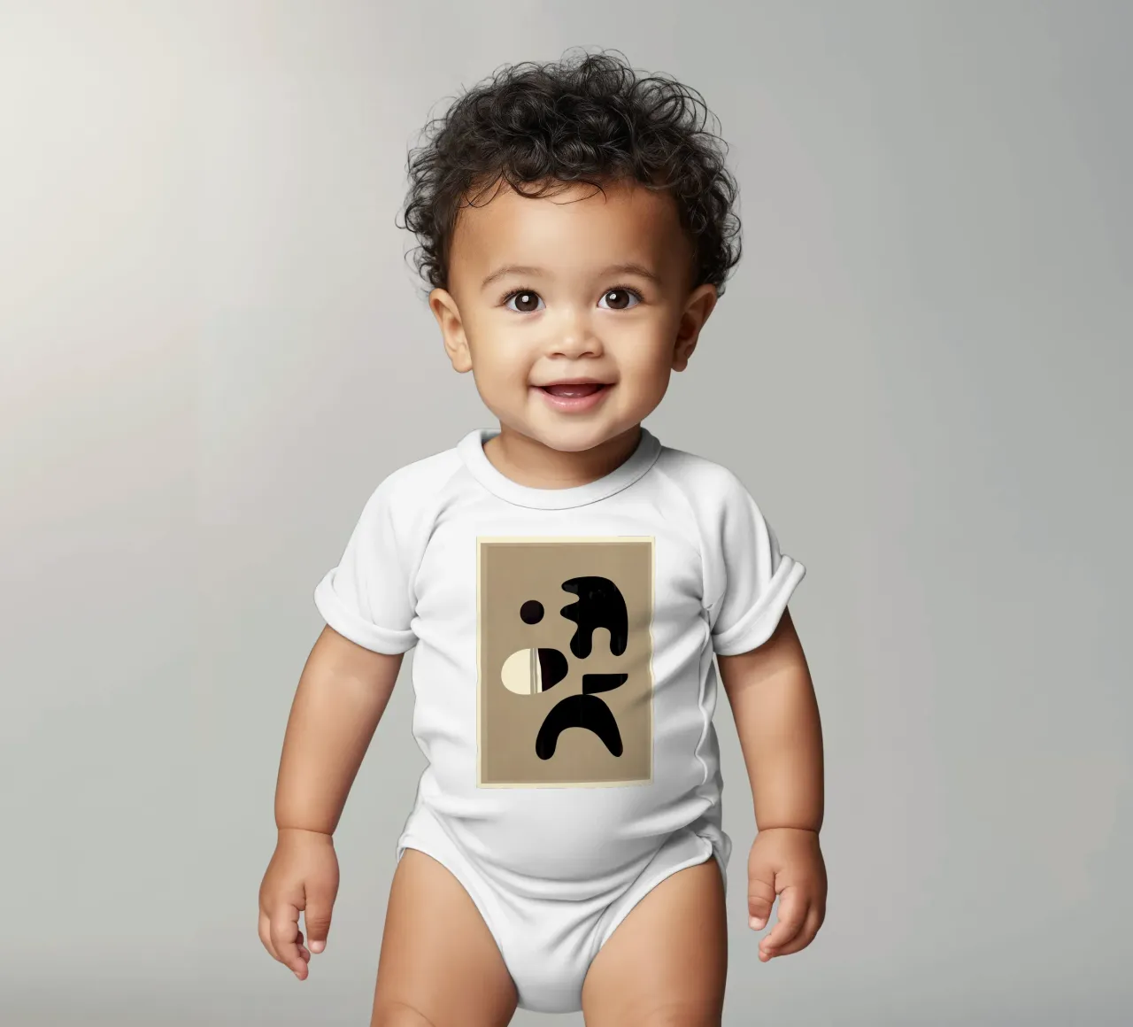 Shape Movement Geometry 1 body neonato maniche corte da cityart
