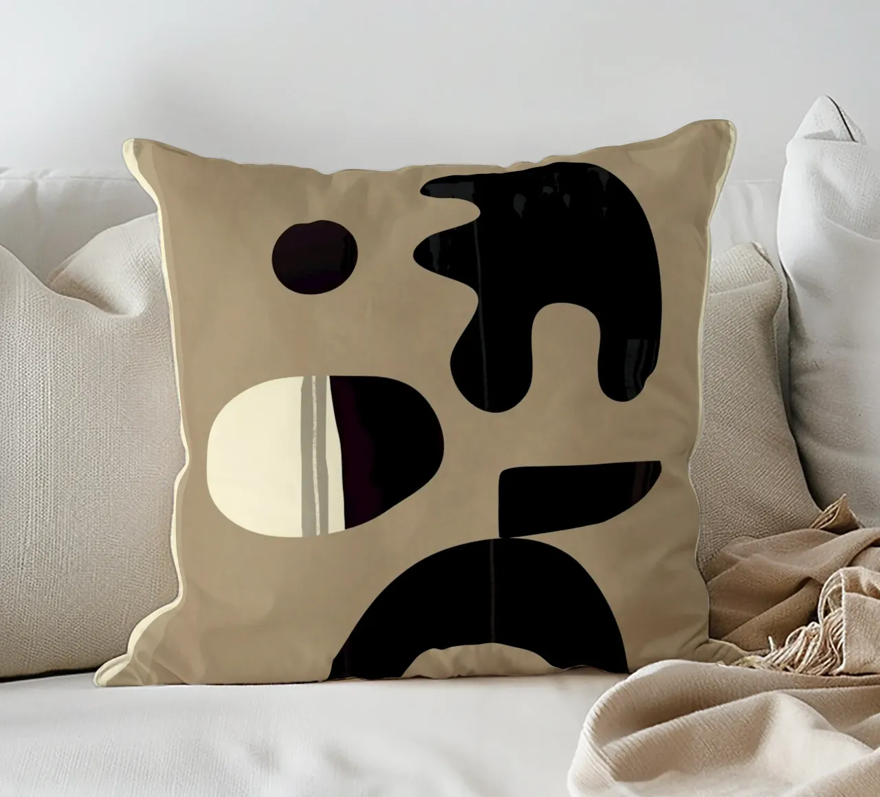 Shape Movement Geometry 1 Kissen von cityart