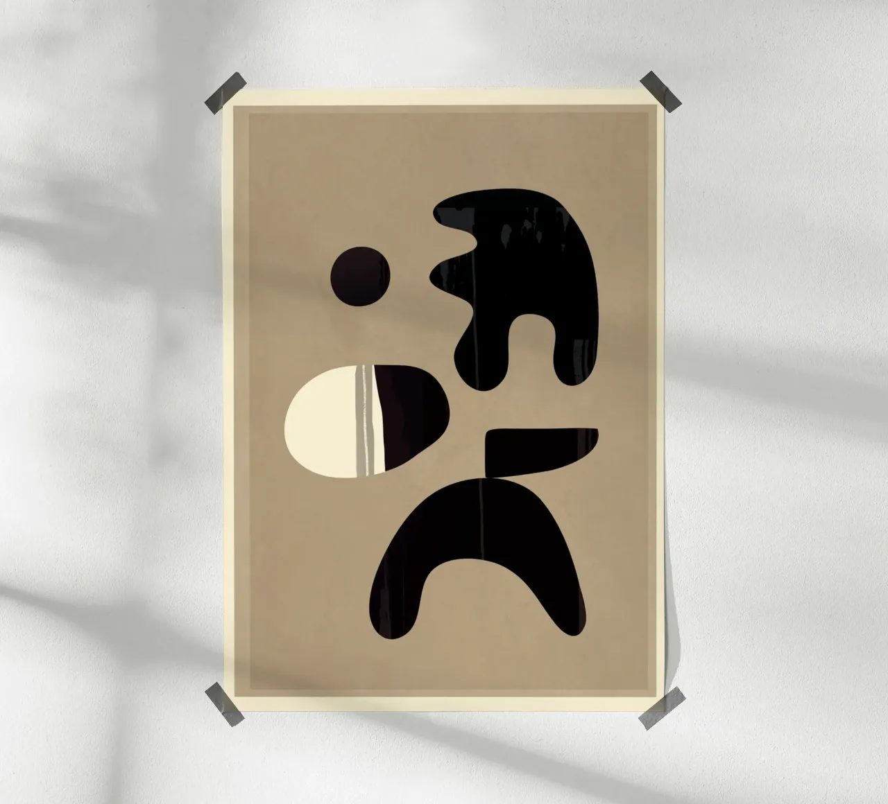 Shape Movement Geometry 1 carta hahnemühle da cityart