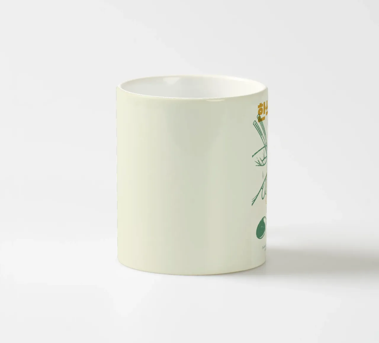 Korean Rabokki ceramic mug by Rafa Gomes