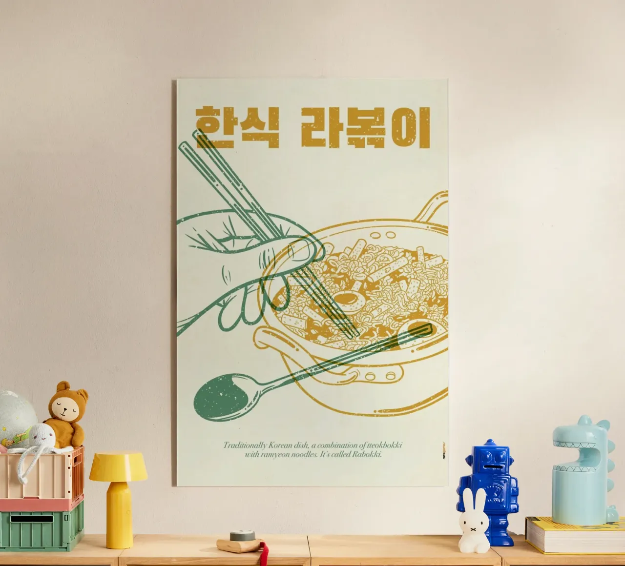 Korean Rabokki plexiglass da Rafa Gomes