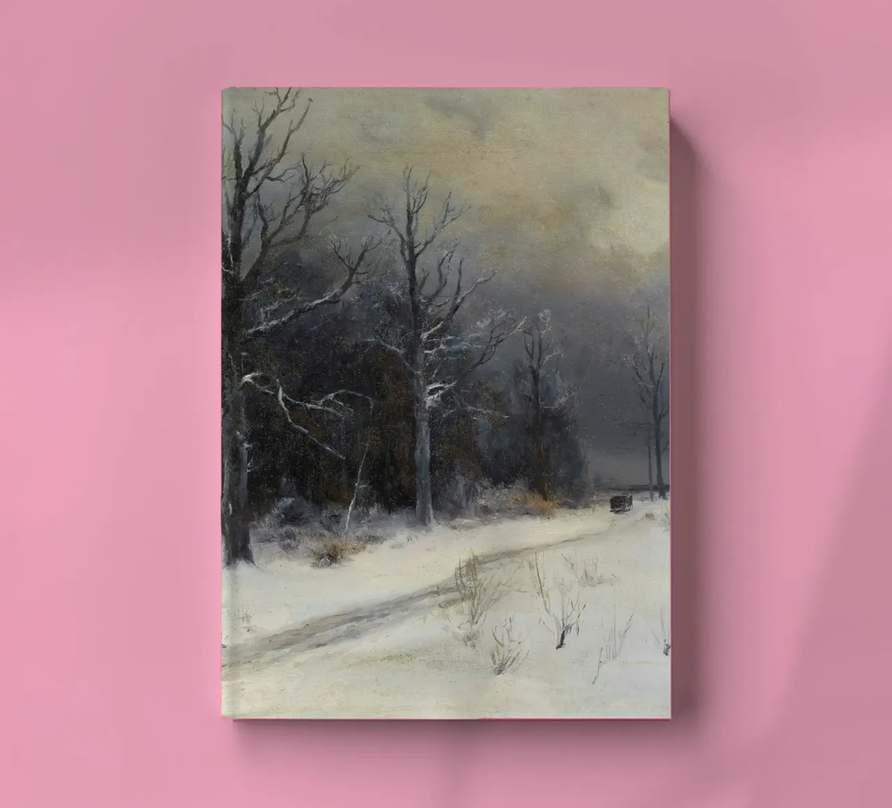 Krylov Strada innevata Paesaggio invernale - Arte del realismo russo diario da ClubArt