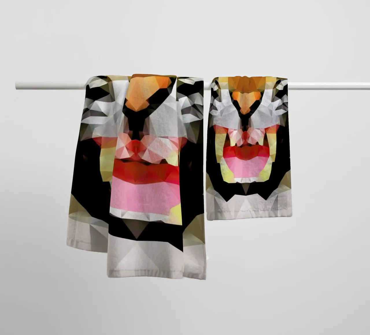 Geo Tiger asciugamano da bagno da Three Of The Possessed