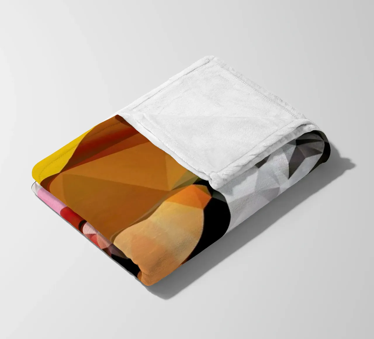 Geo Tiger fleece blanket by Three Of The Possessed