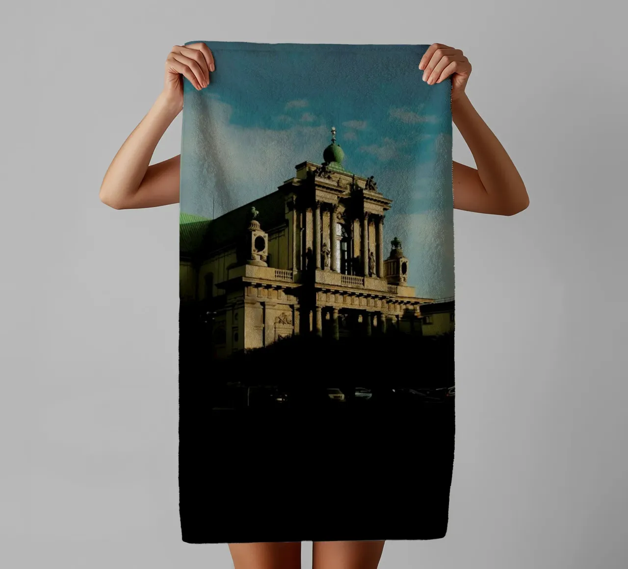 Architecture By Sundown asciugamano da bagno da Sebastian Hilgetag