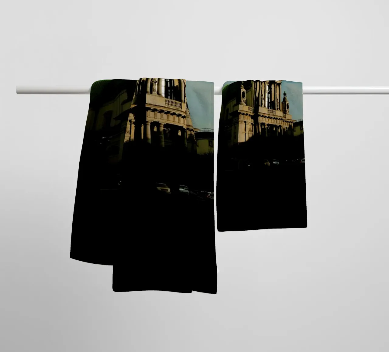 Architecture By Sundown asciugamano da bagno da Sebastian Hilgetag