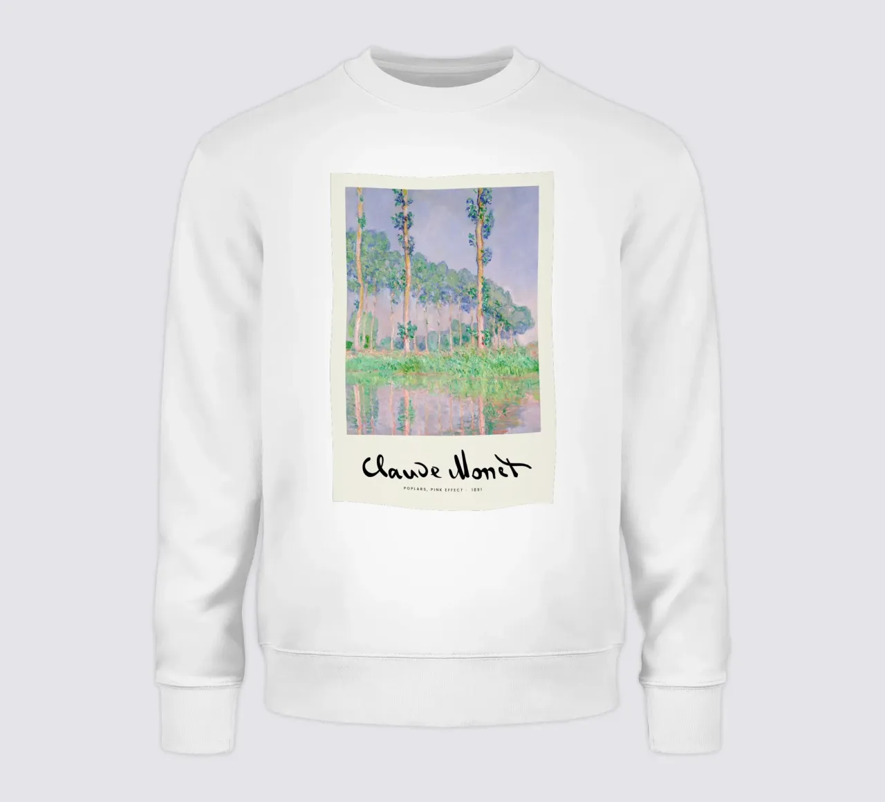 Monet – Signed Poplars felpa da Vintage by JUNIQE