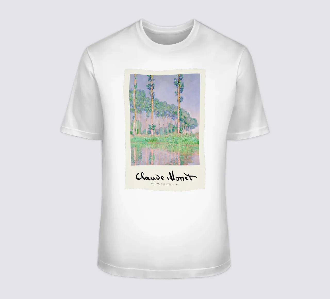 Monet – Signed Poplars t-shirt da Vintage by JUNIQE