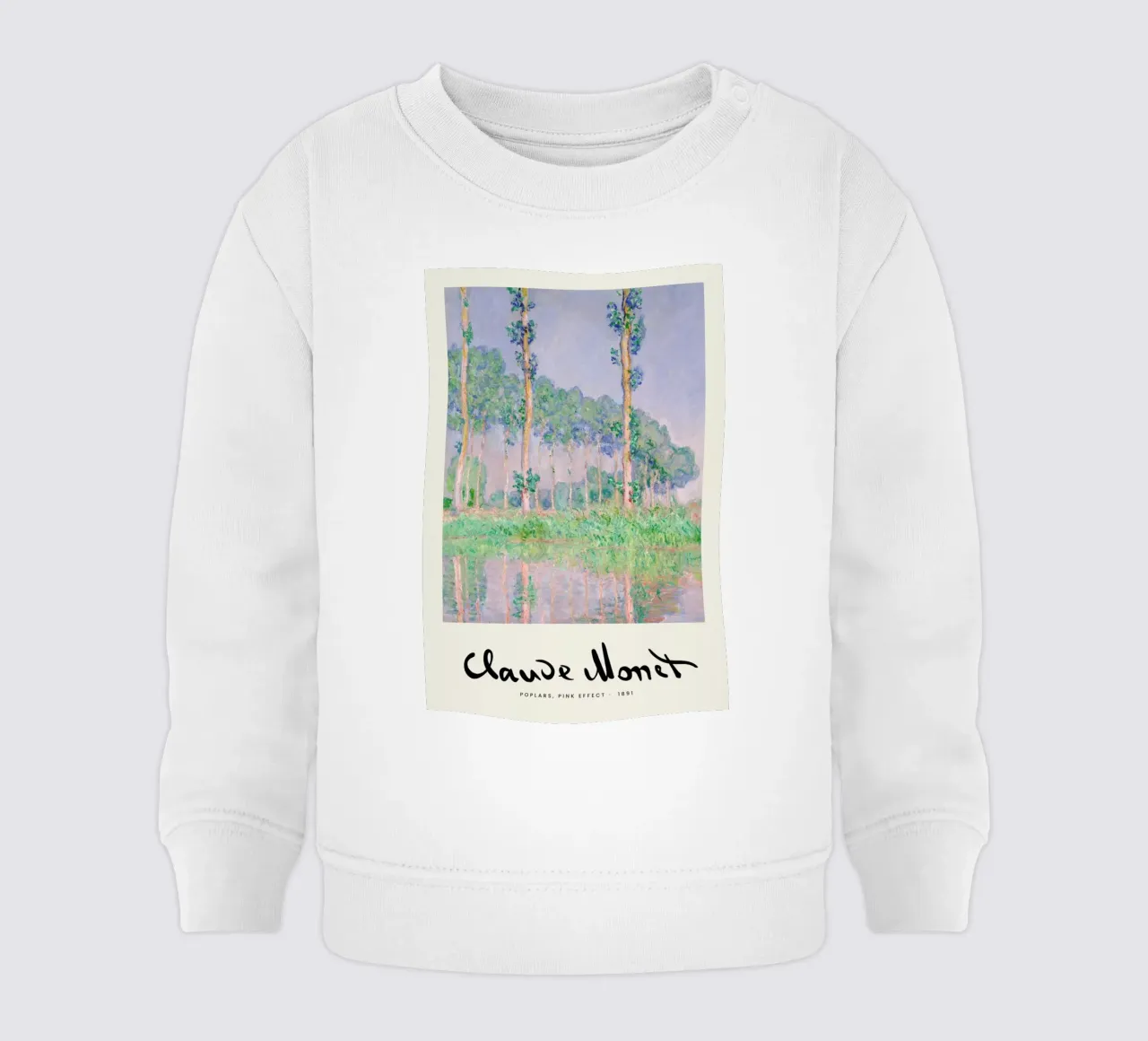 Monet – Signed Poplars felpa neonato da Vintage by JUNIQE