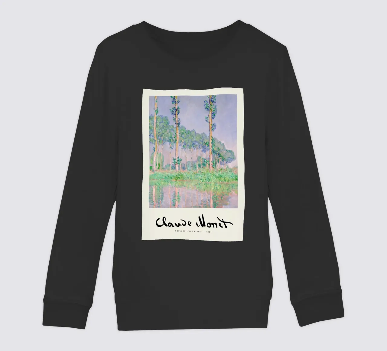 Monet – Signed Poplars felpa bambino da Vintage by JUNIQE