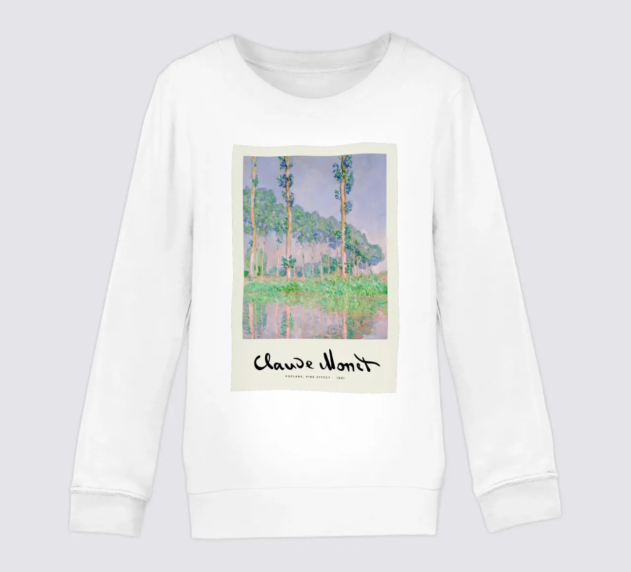 Monet – Signed Poplars felpa bambino da Vintage by JUNIQE