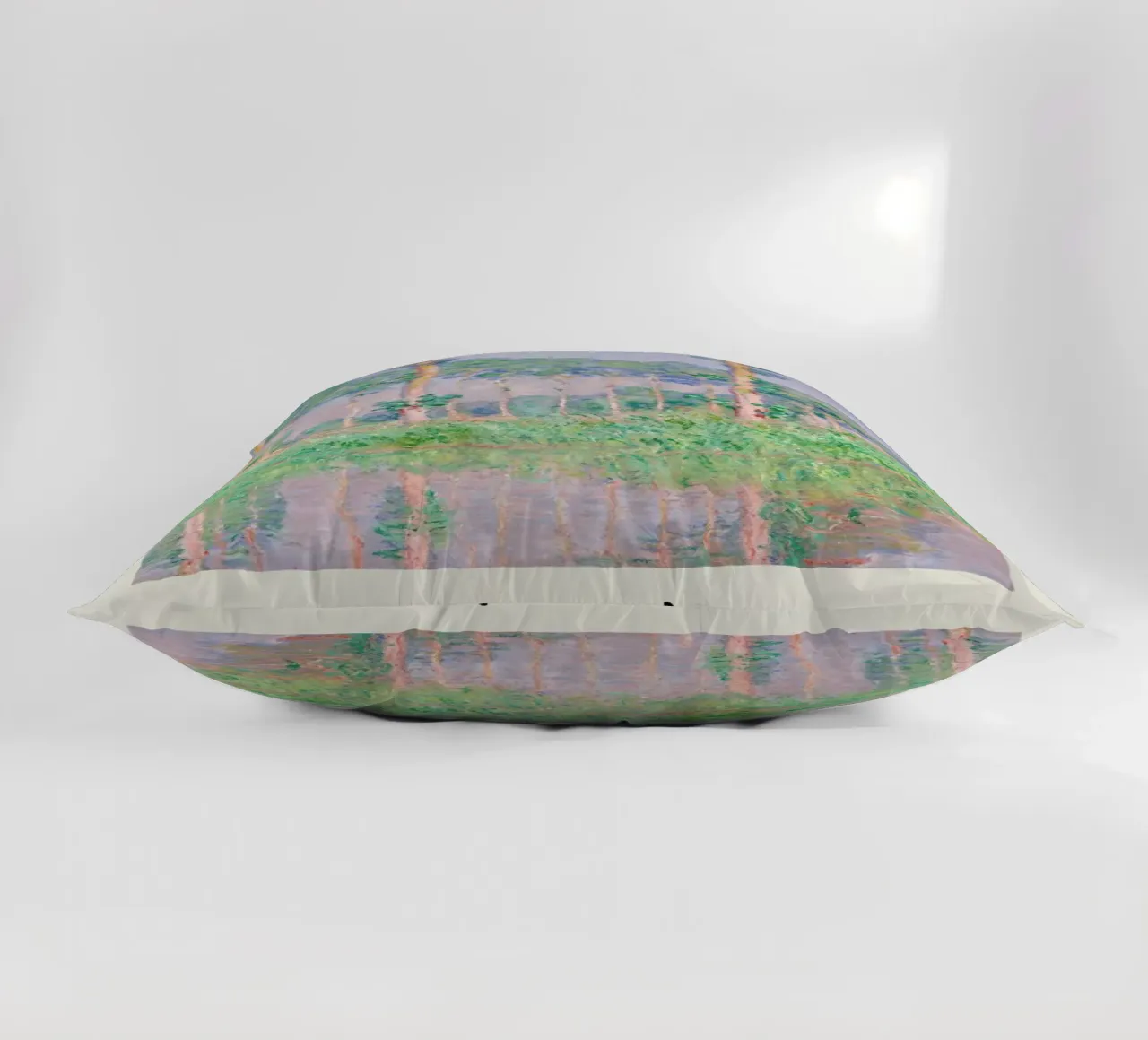 Monet – Signed Poplars cuscino da Vintage by JUNIQE