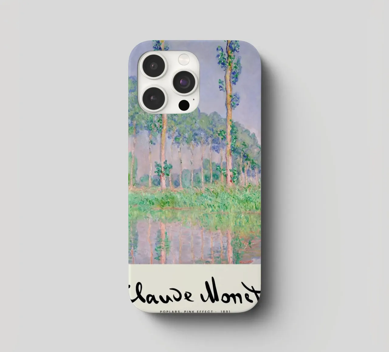Monet – Signed Poplars cover iphone da Vintage by JUNIQE