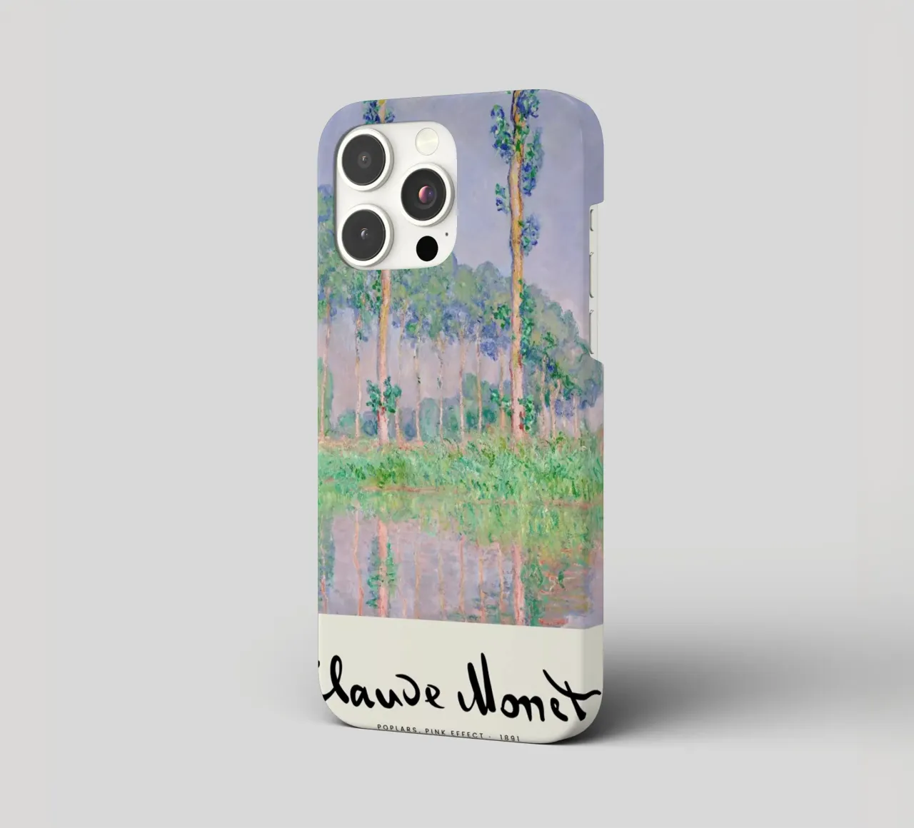 Monet – Signed Poplars cover iphone da Vintage by JUNIQE