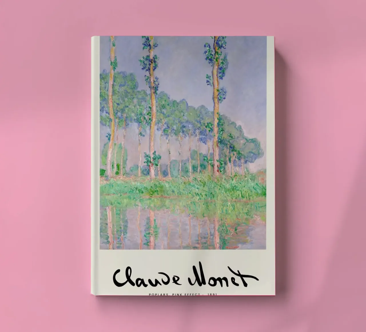 Monet – Signed Poplars diario da Vintage by JUNIQE