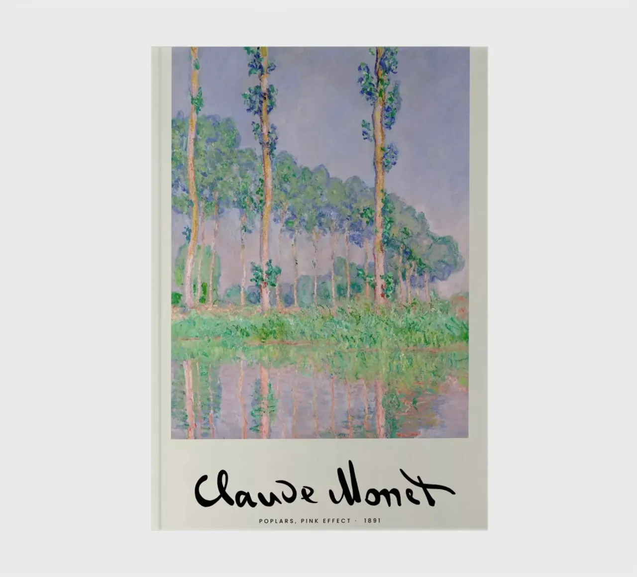 Monet – Signed Poplars diario da Vintage by JUNIQE