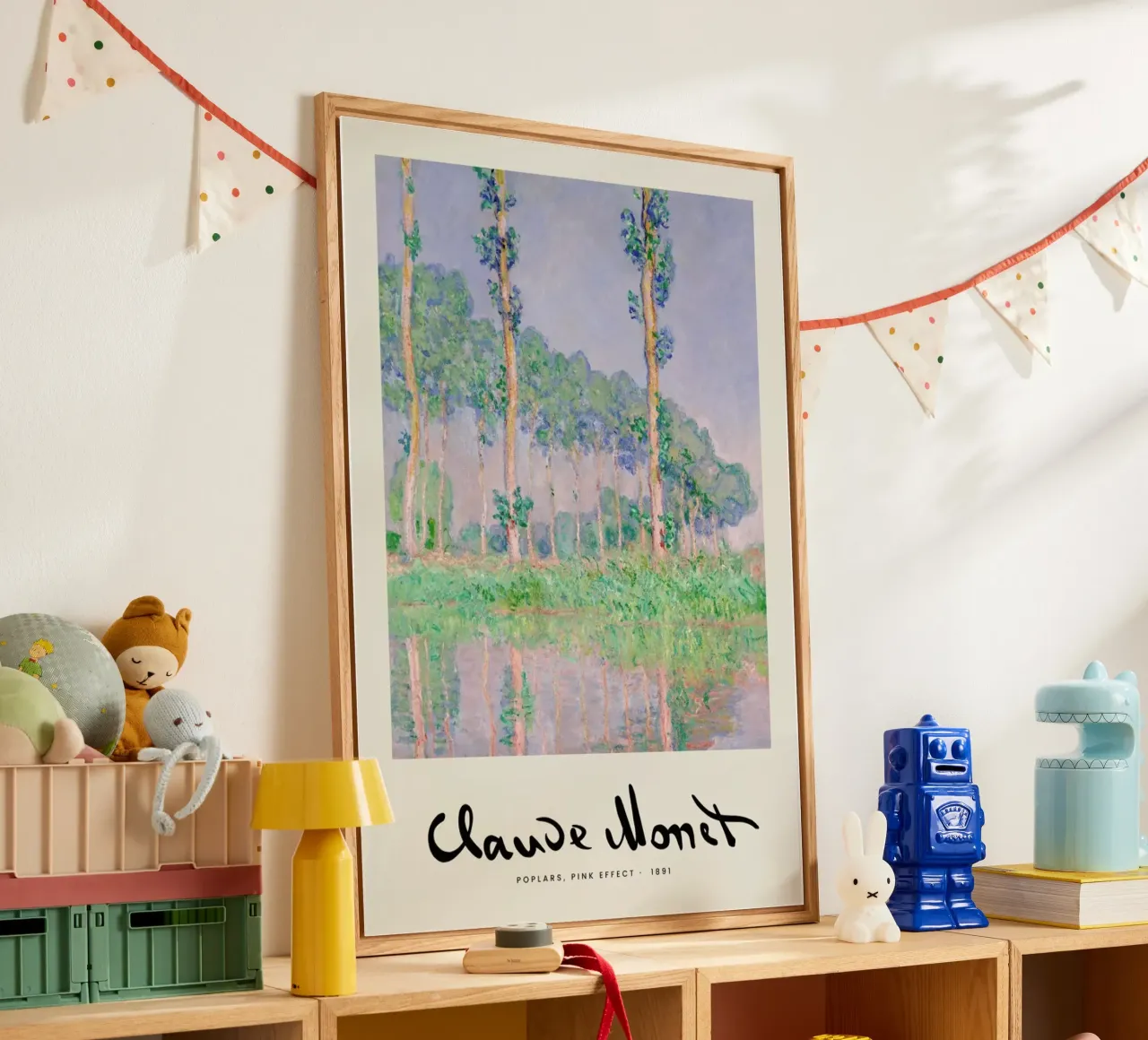 Monet – Signed Poplars plexiglass da Vintage by JUNIQE