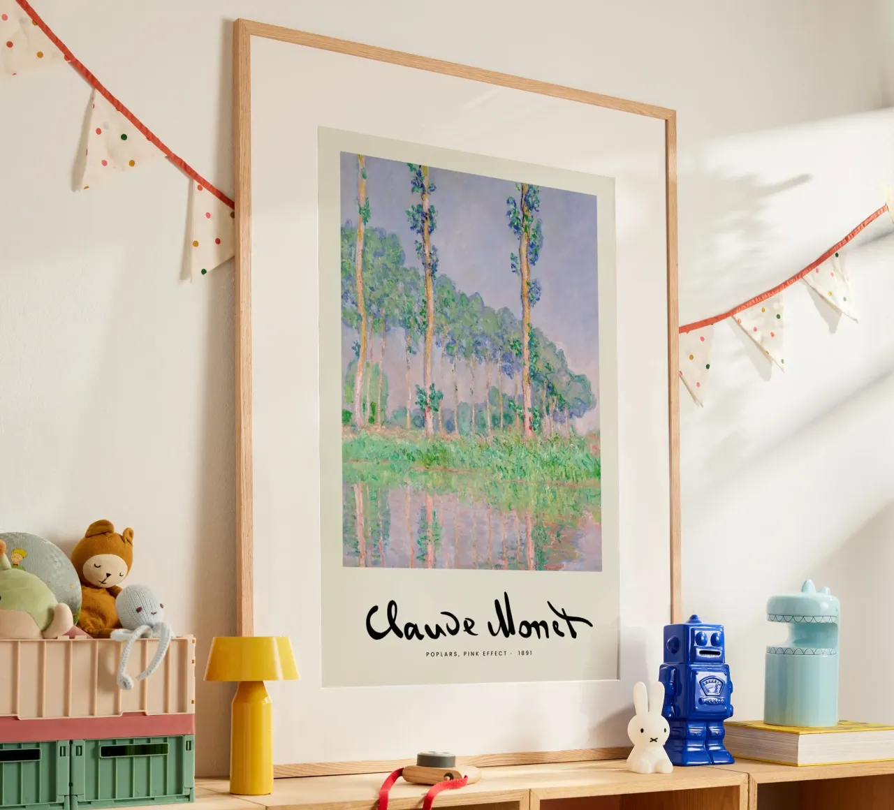 Monet – Signed Poplars carta hahnemühle da Vintage by JUNIQE
