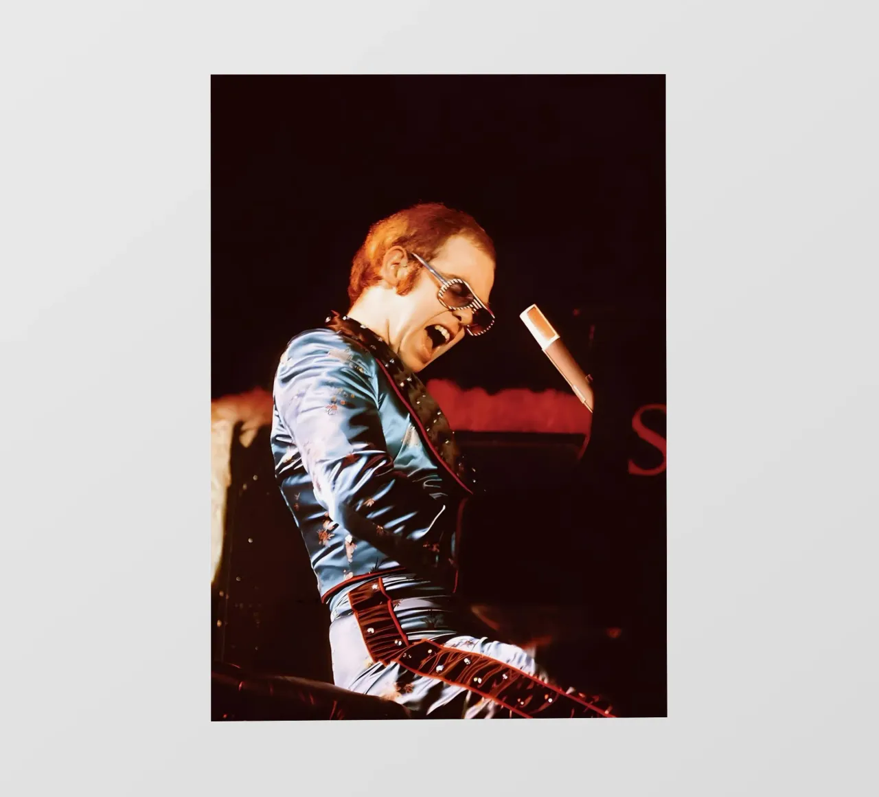 Elton John telo in pvc da Low poly art