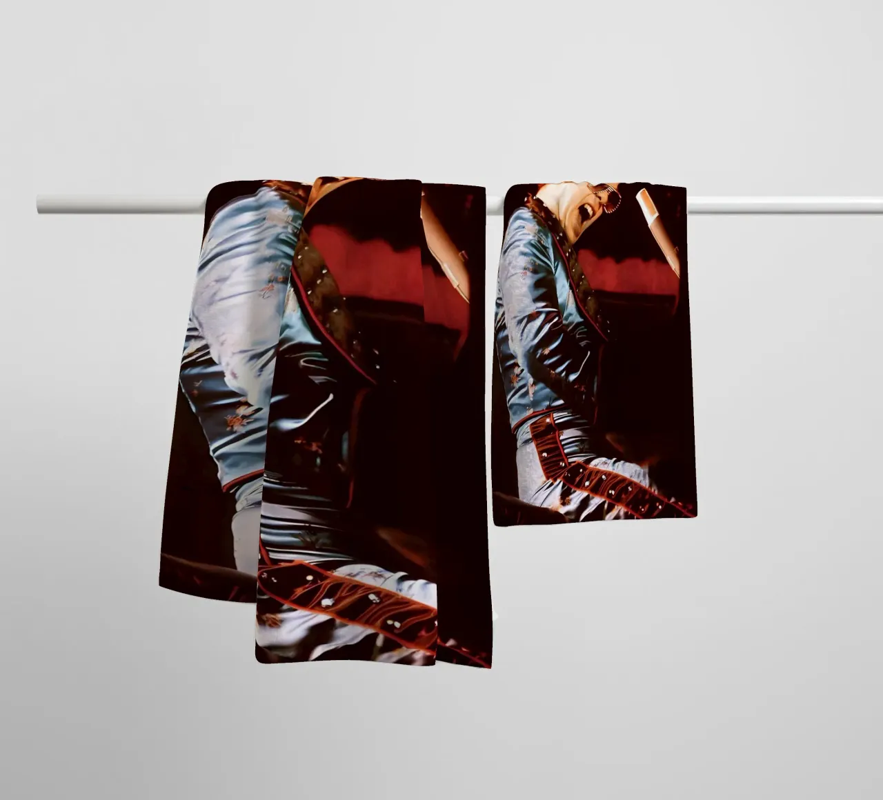 Elton John towel by Low poly art