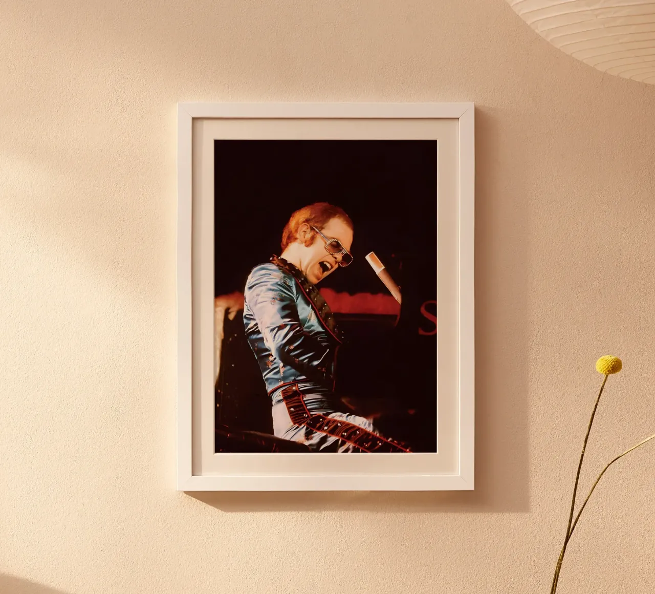Elton John poster by Low poly art