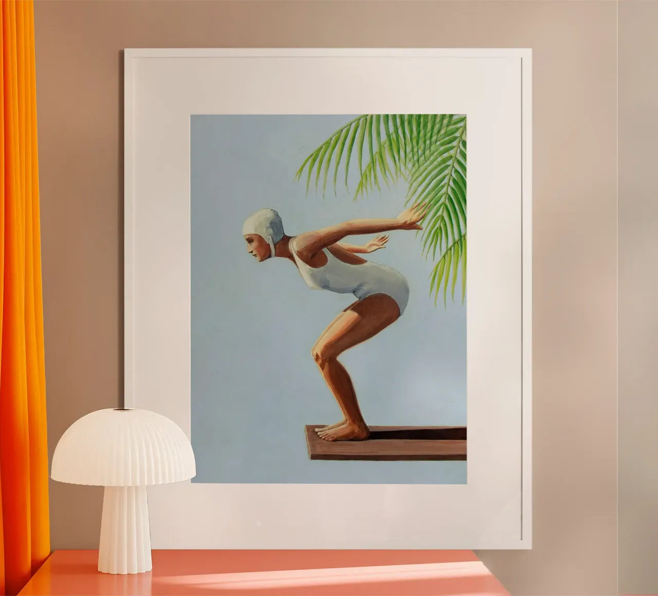 Sarah Morrissette - Bereit zu springen Poster von Rachelwhell