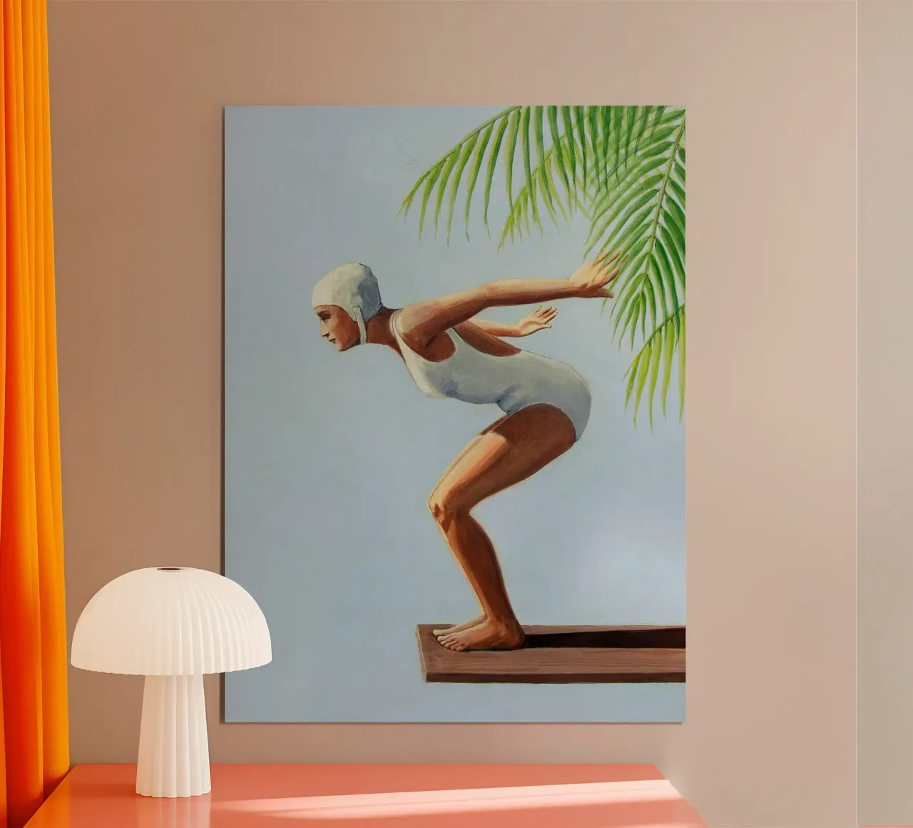 Sarah Morrissette - Bereit zu springen Poster von Rachelwhell