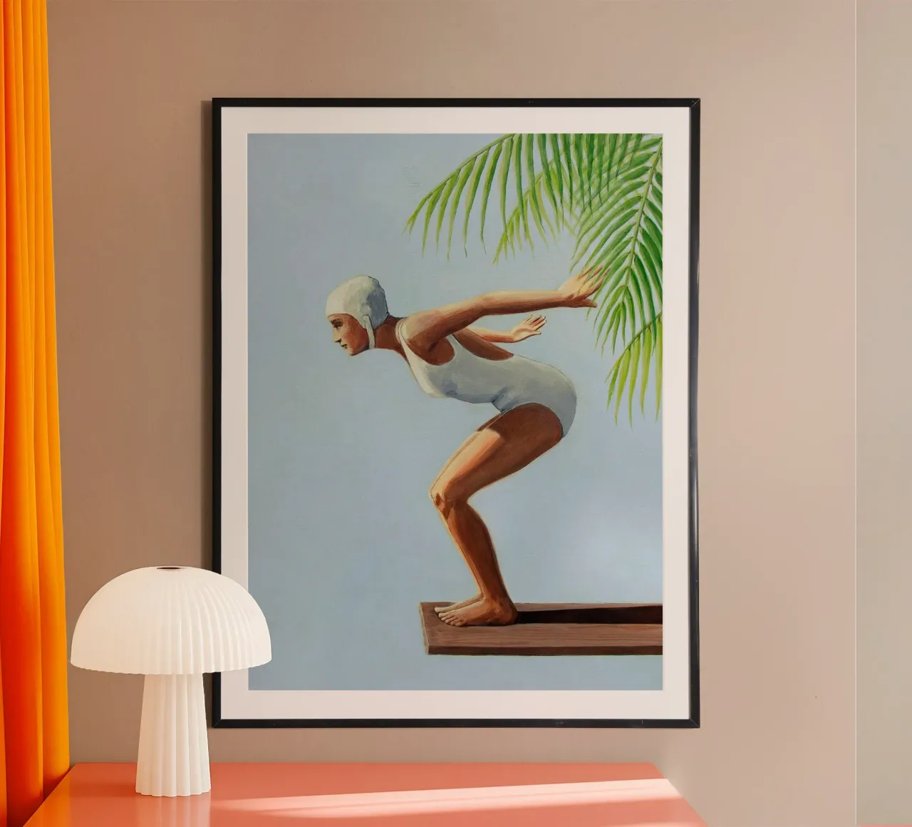 Sarah Morrissette - Bereit zu springen Poster von Rachelwhell