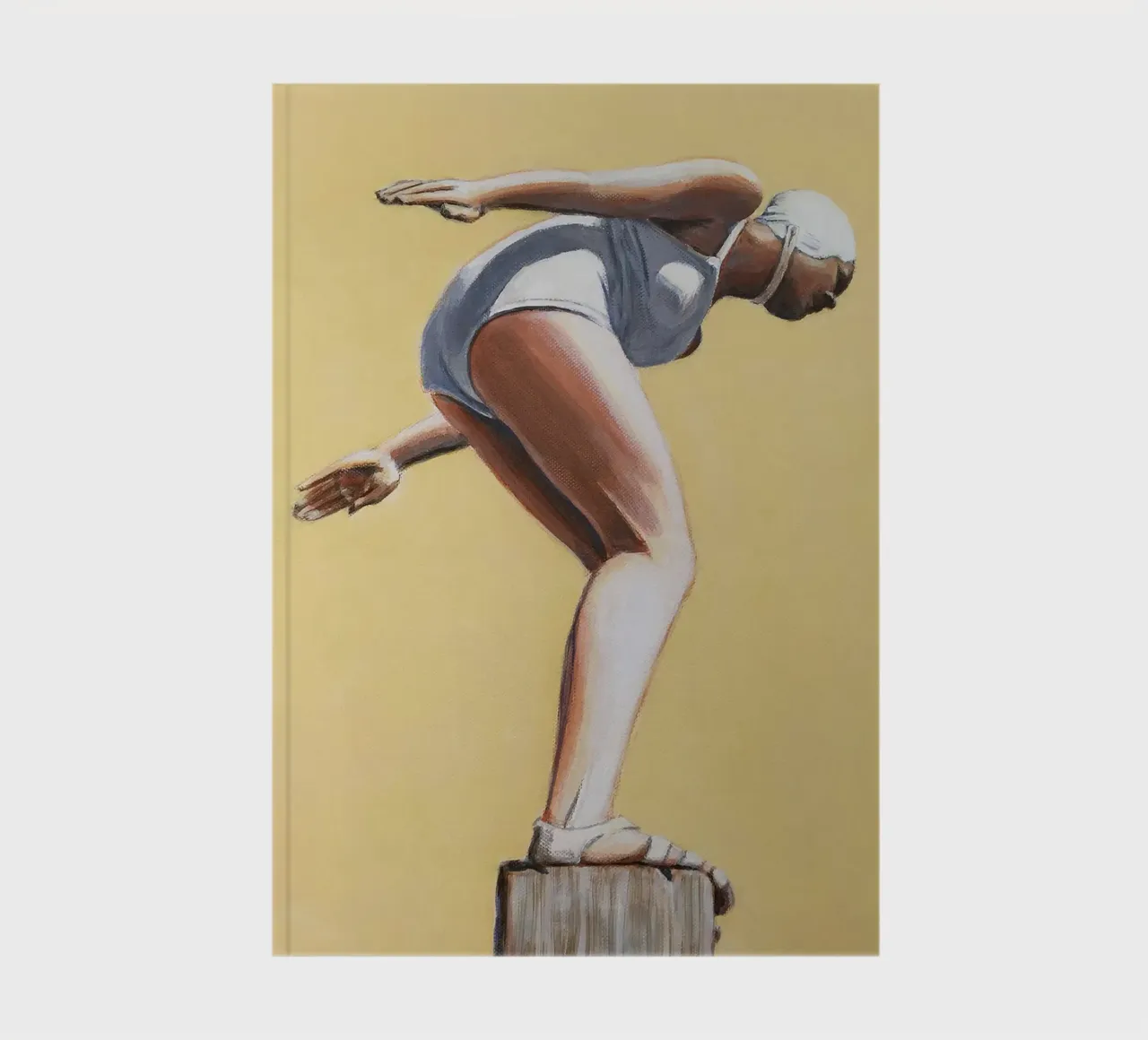 Sarah Morrissette - Plongeur sur un poteau carnet de notes de Rachelwhell