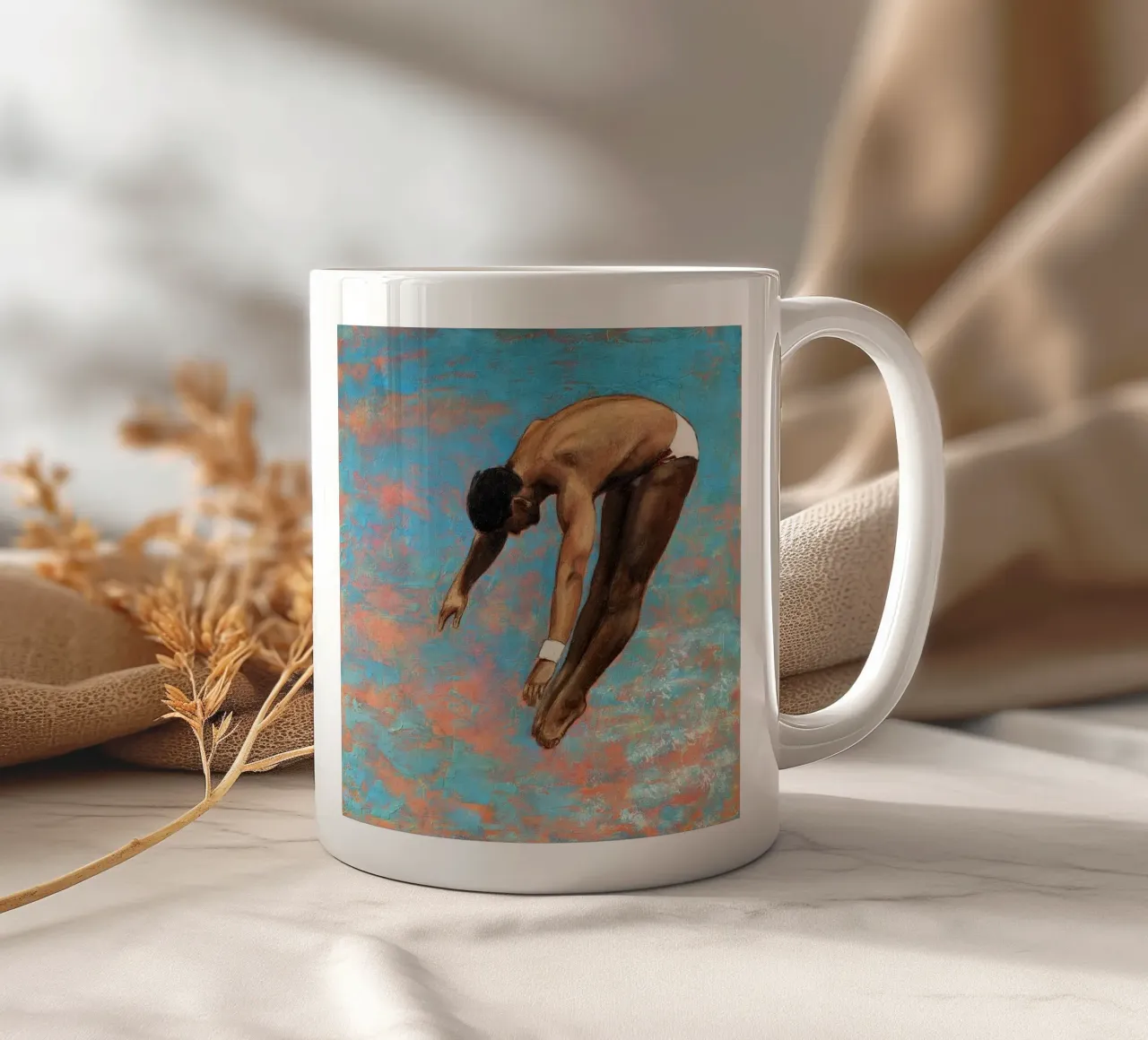 Tuffatore con braccialetto - Sarah Morrissette tazza in ceramica da Rachelwhell