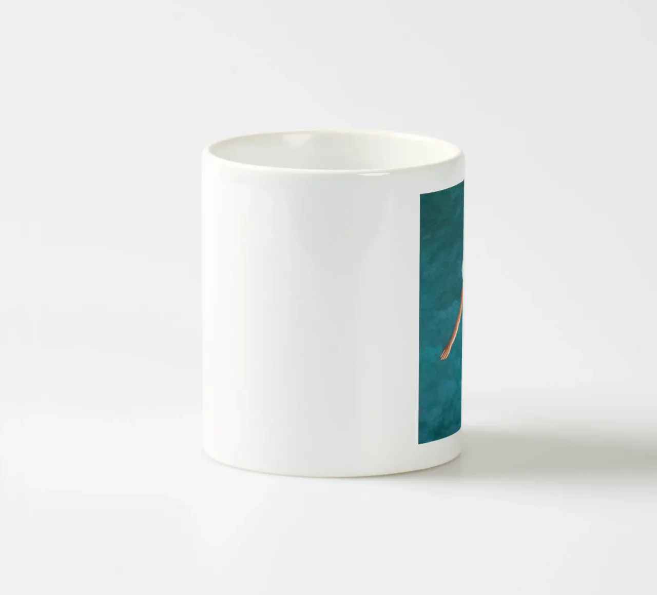 Sommozzatore sopra l'acqua - Sarah Morrissette tazza in ceramica da Rachelwhell