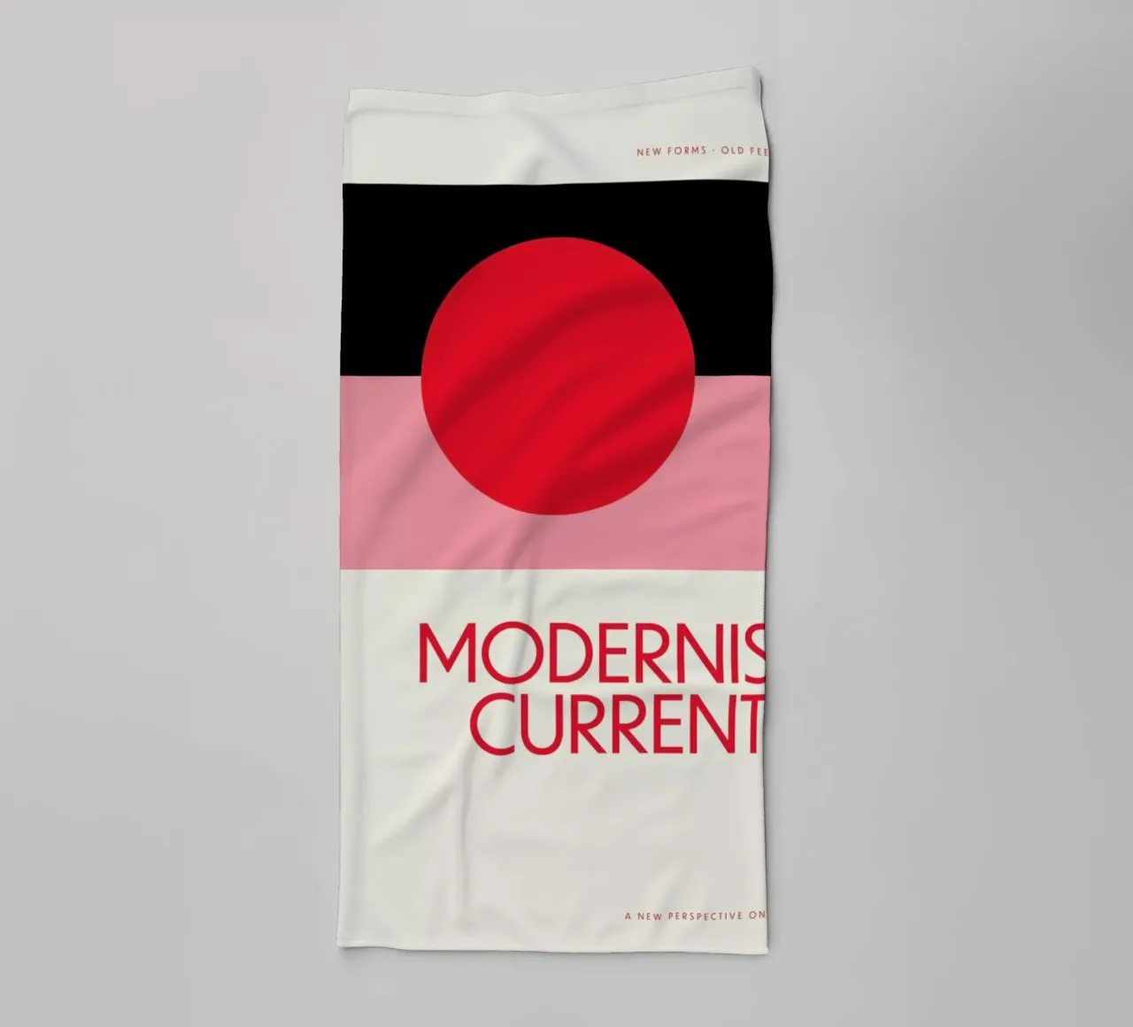Modernist Currents 12 towel by Studio One