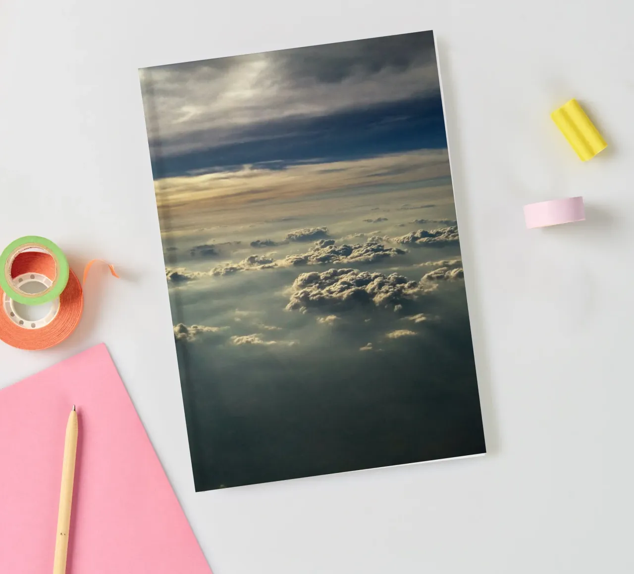 light and shadows cloudscape notebook by home of clouds