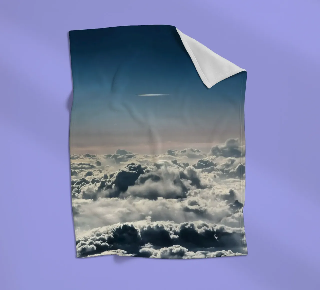 weather atmospheric layer fleece blanket by home of clouds