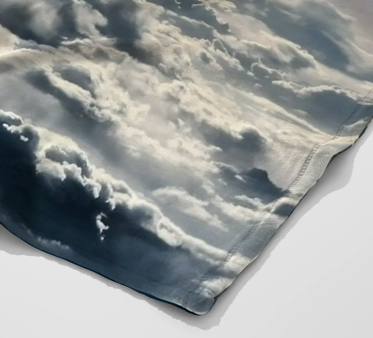 weather atmospheric layer fleece blanket by home of clouds