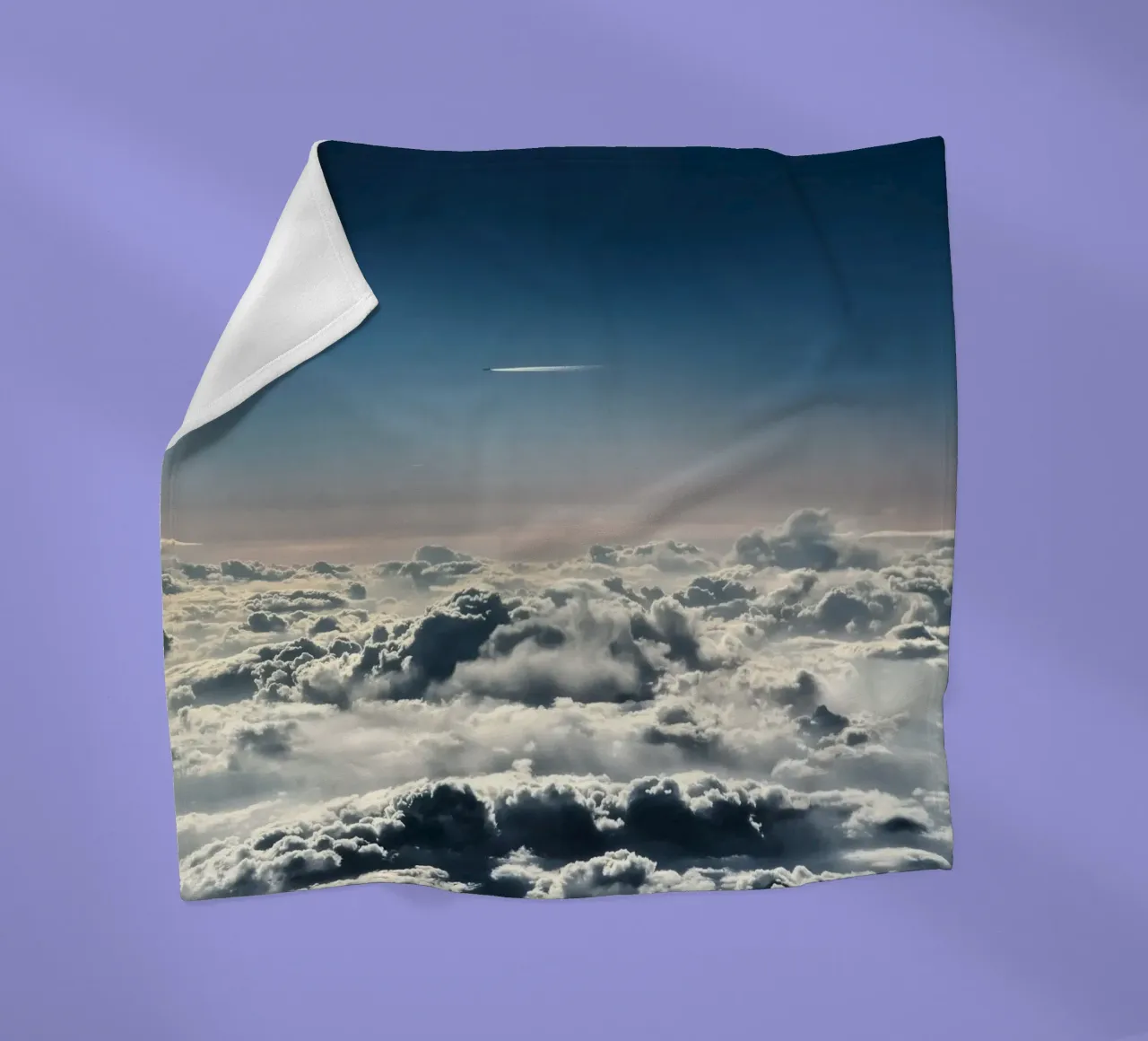 weather atmospheric layer fleece blanket by home of clouds