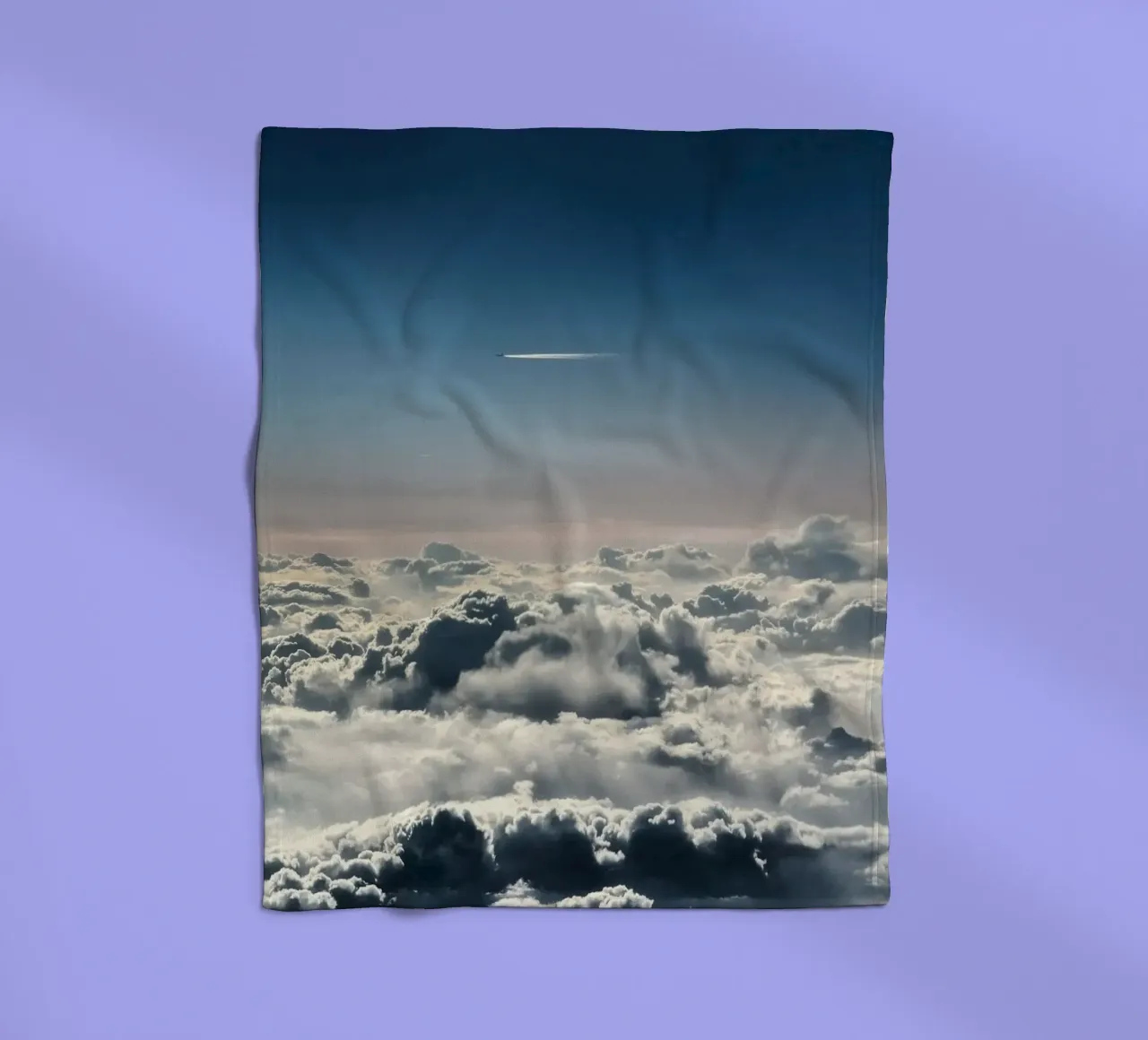 weather atmospheric layer fleece blanket by home of clouds