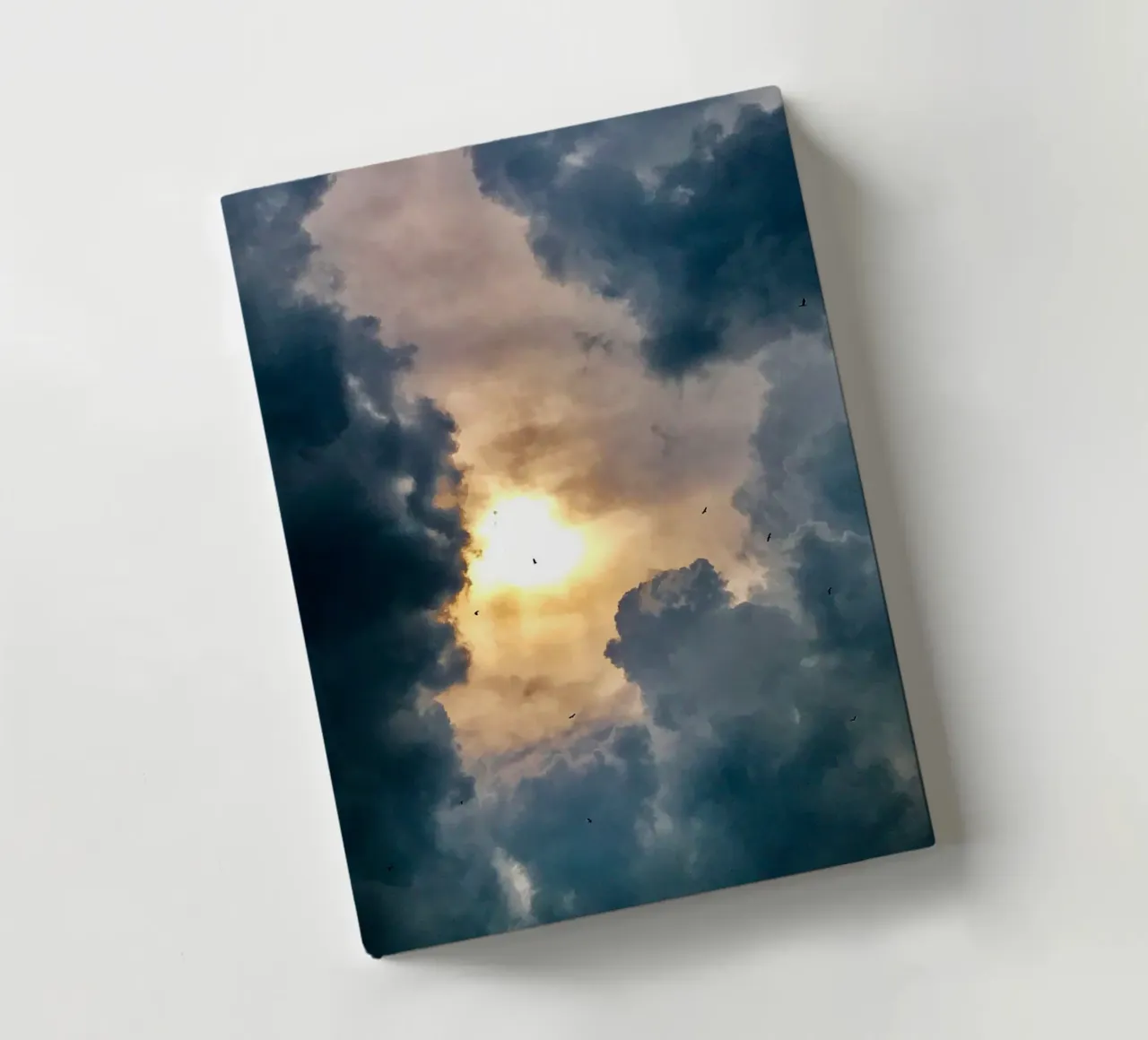 sunset dusk dark notebook by home of clouds
