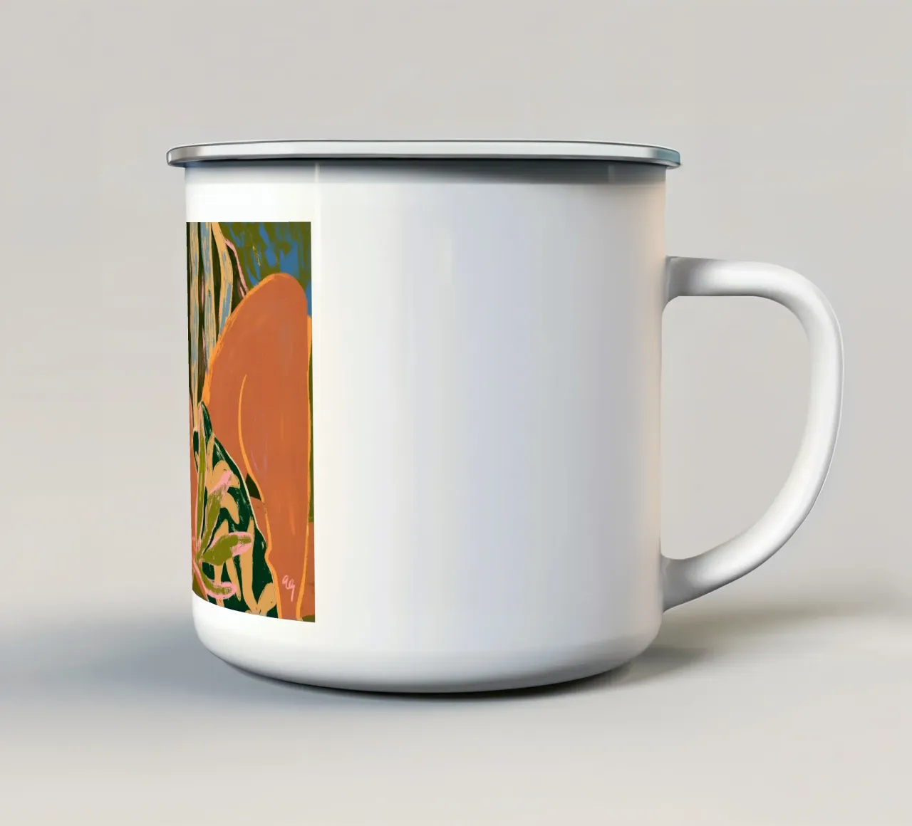 Lazy mug en émail de estellebardal