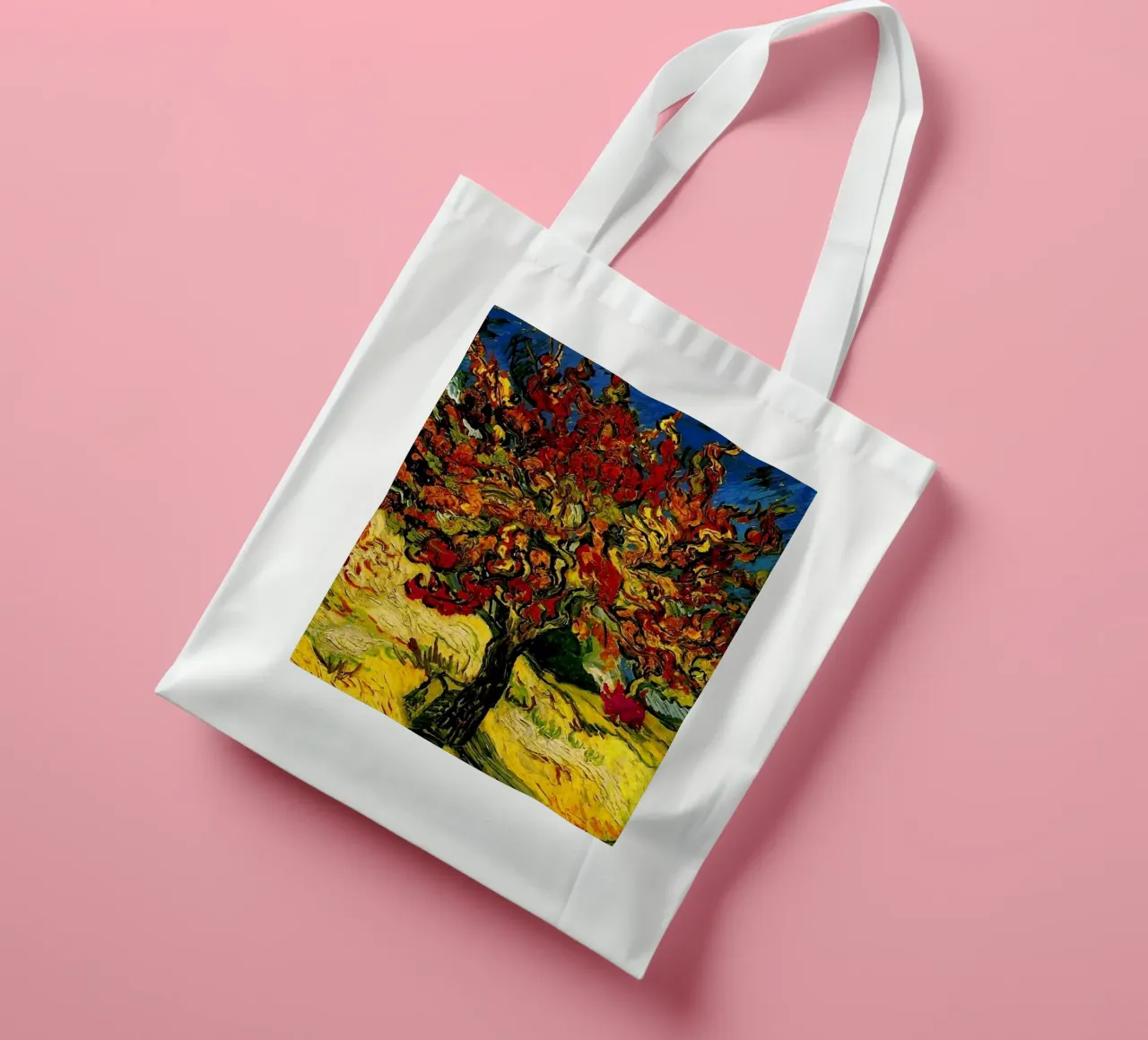 fiery color motion tree tote bag by cloud shop