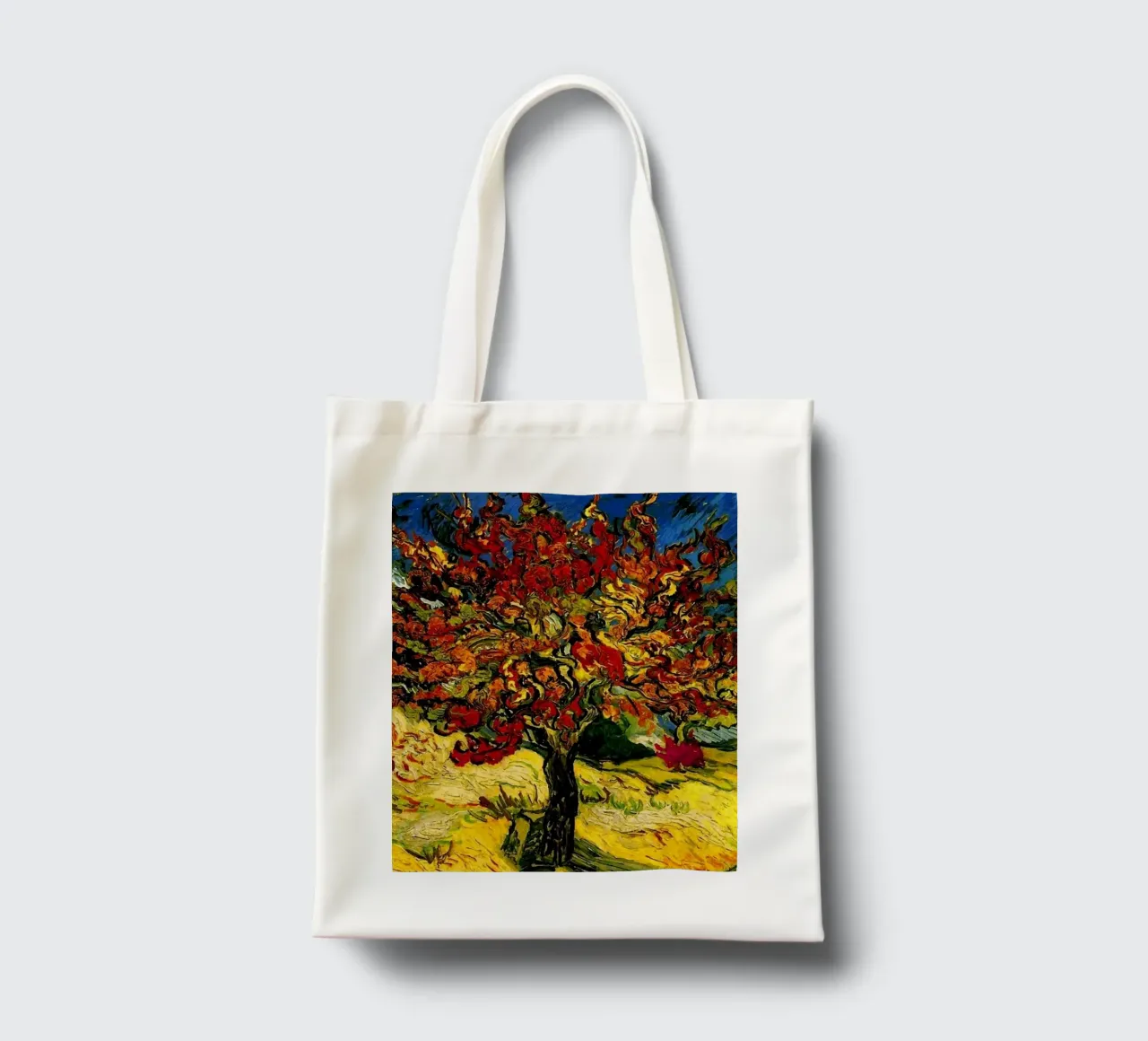 fiery color motion tree tote bag by cloud shop