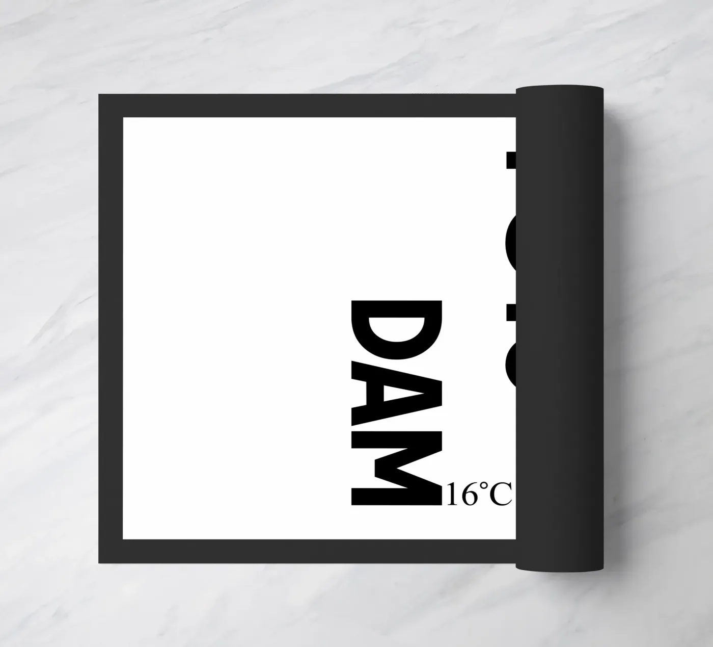 Potsdam deurmat van YV TYPOGRAPHY