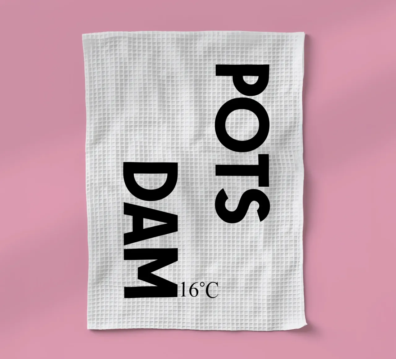 Potsdam tea towel by YV TYPOGRAPHY