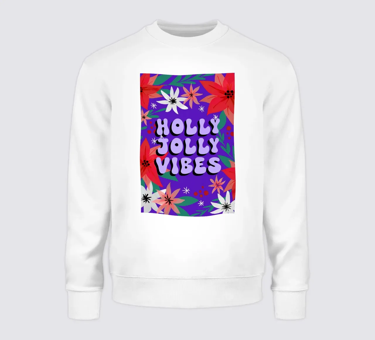 Holly Jolly Vibes felpa da cafelab
