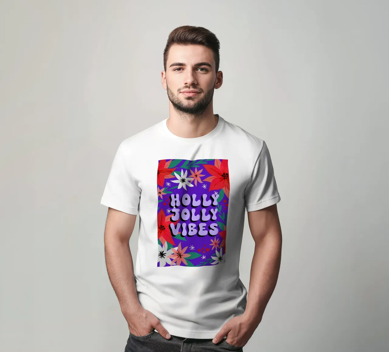 Holly Jolly Vibes t-shirt da cafelab