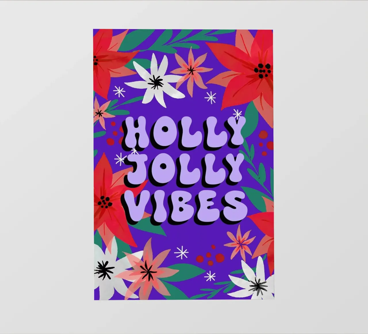 Holly Jolly Vibes pellicola backlit da cafelab
