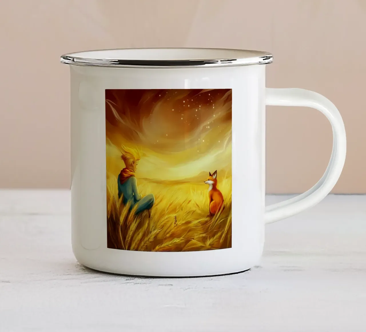 Piccolo Principe (1) tazza in smalto da Motivate-Today