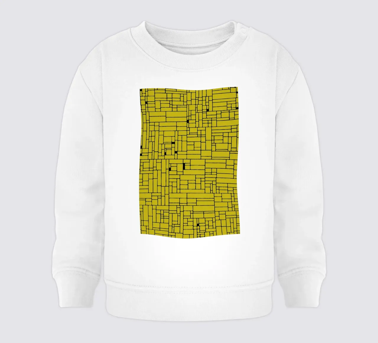 Computer Graphic yellow black felpa neonato da Hemingway Design