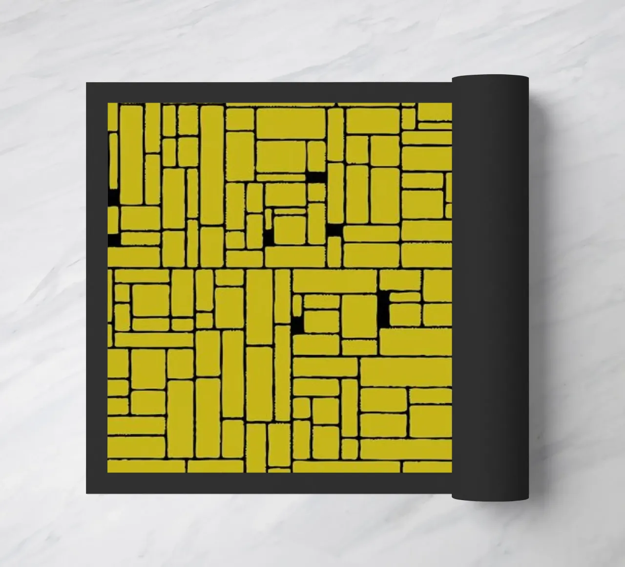 Computer Graphic yellow black zerbino da Hemingway Design